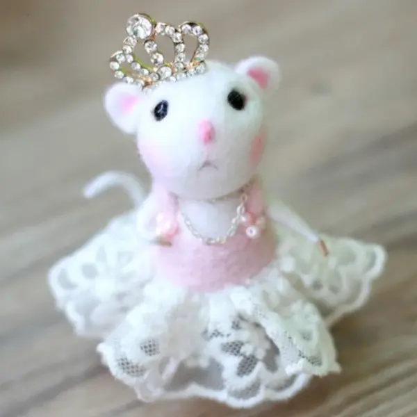 Hand-Woven Mouse doll