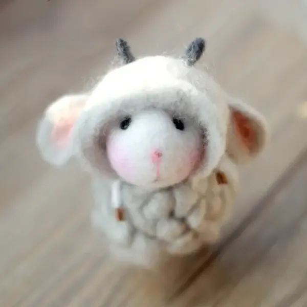 Hand-Woven Mouse doll