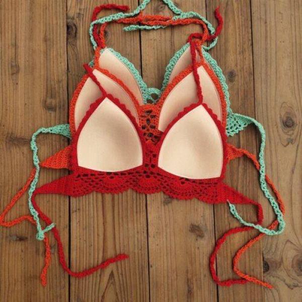 Boho crochet bra