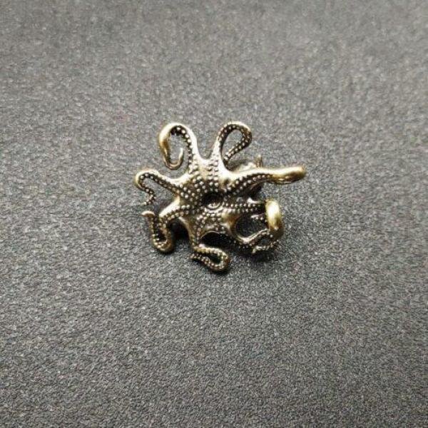 Brass Octopus Ornament, Handmade Pure Copper