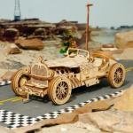 3d Wooden Puzzle Mechanical Transmission Model