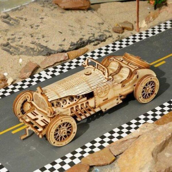 3d Wooden Puzzle Mechanical Transmission Model