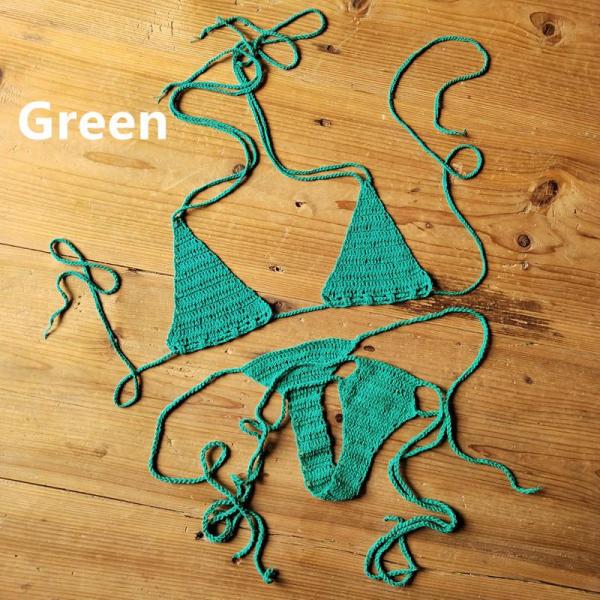 Maillot de bain fait main au crochet