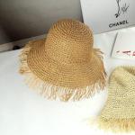 Straw Korean, Of Rough Edge, Large Wave Crochet Hat