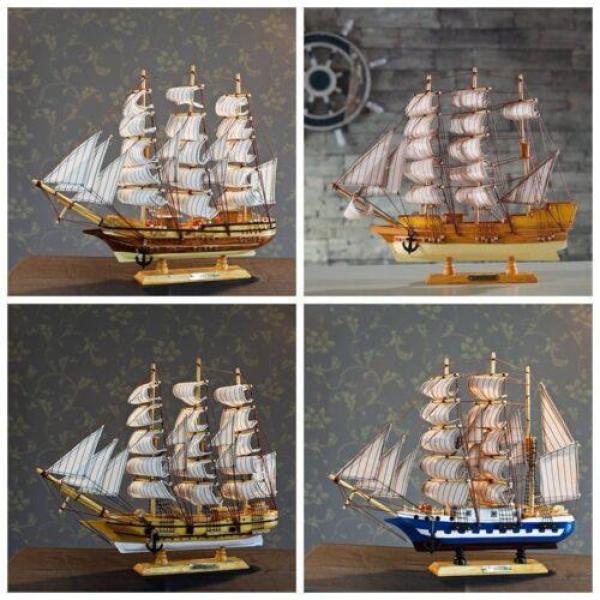 45cm Sailboat Model Wooden