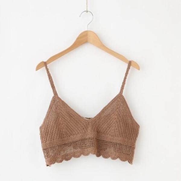 Brassière au crochet