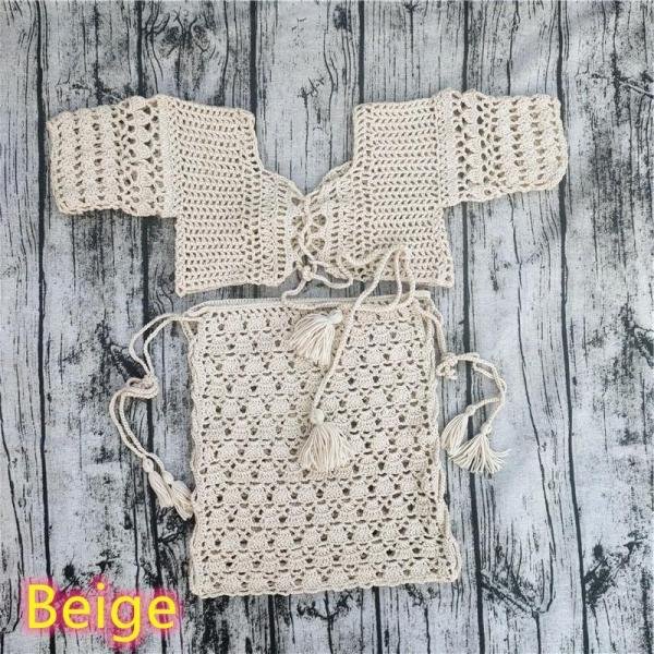 Maillot de bain fait main au crochet