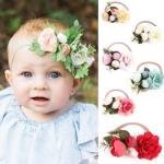 Handmade baby flower headdress