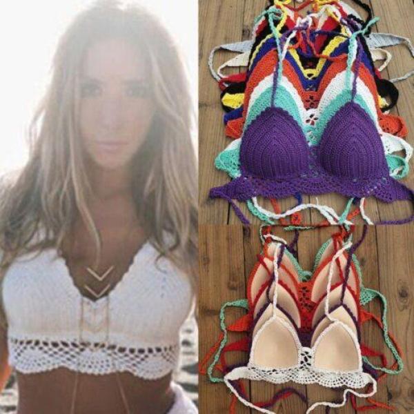 Boho crochet bra