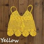 Handmade crochet bikini blouse