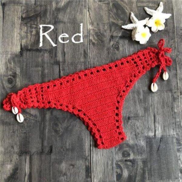 Vintage beach hand crochet panties