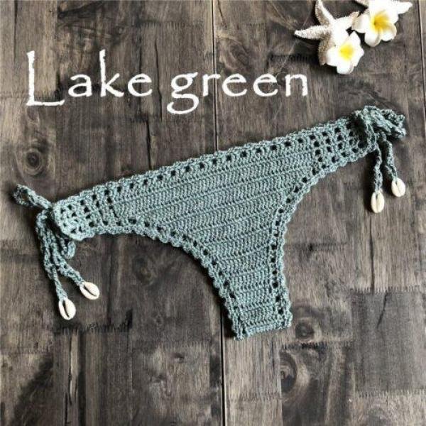 Vintage beach hand crochet panties