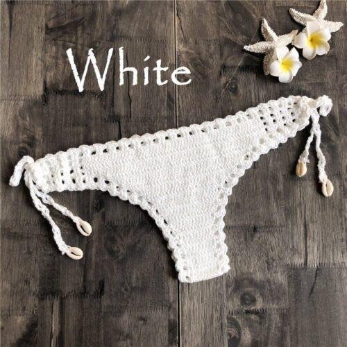 Vintage beach hand crochet panties