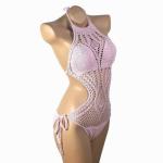 Maillot de bain une pièce sexy en crochet