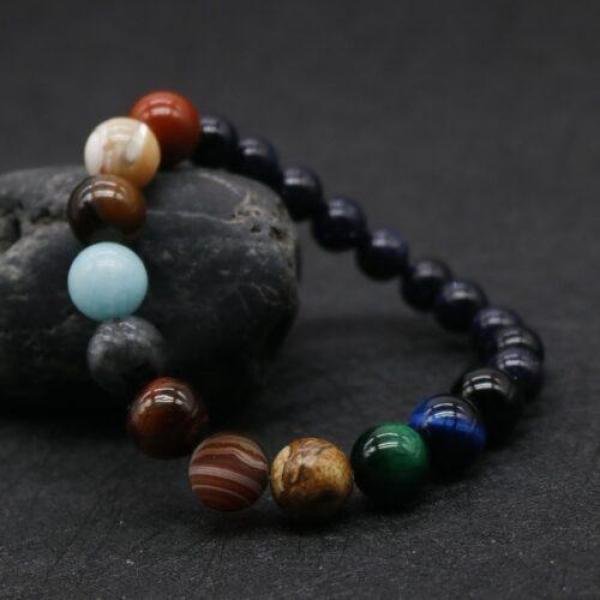 Eight Planets Beaded Bracelet