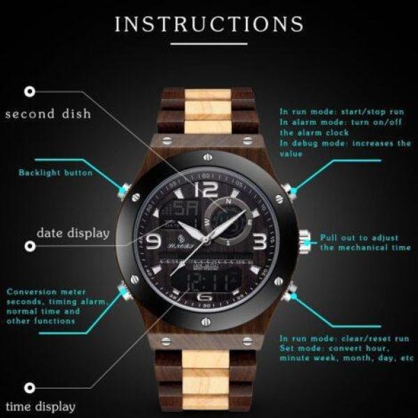 Luxury Handmade Wood Watch