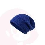 Chapeau en laine crochetée souple et ample pour femme