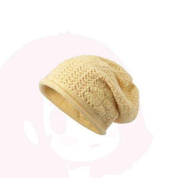 Loose Soft Crochet Wool Hat For Women