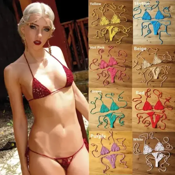 Bikini handmade by an artist