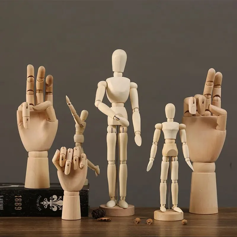 Articulated Wooden Mannequin