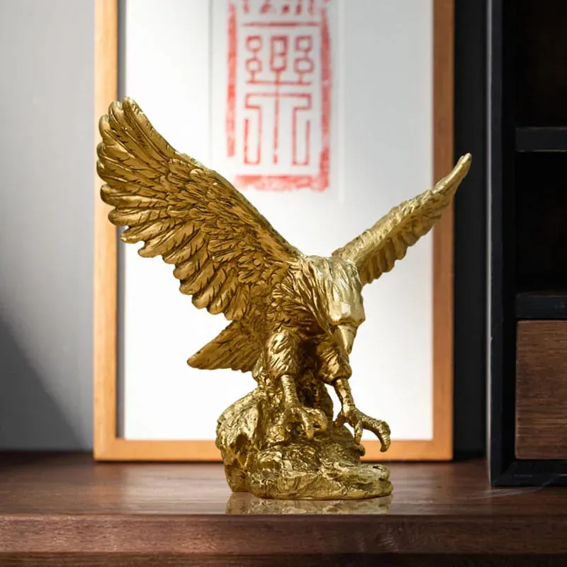 Nordic Golden Eagle Statue