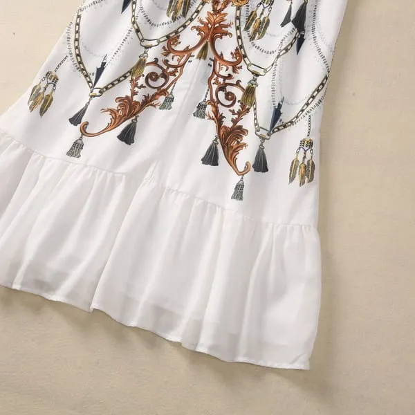 Chic Handmade Beaded Sleeveless Shift Dress