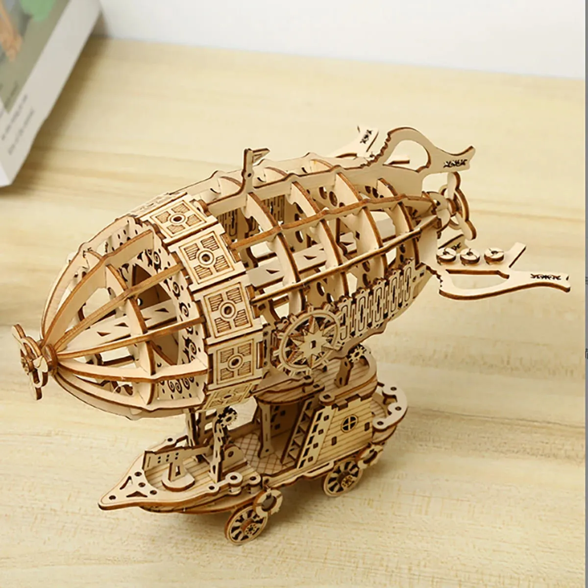 Vintage Airship 3D Wooden Puzzle