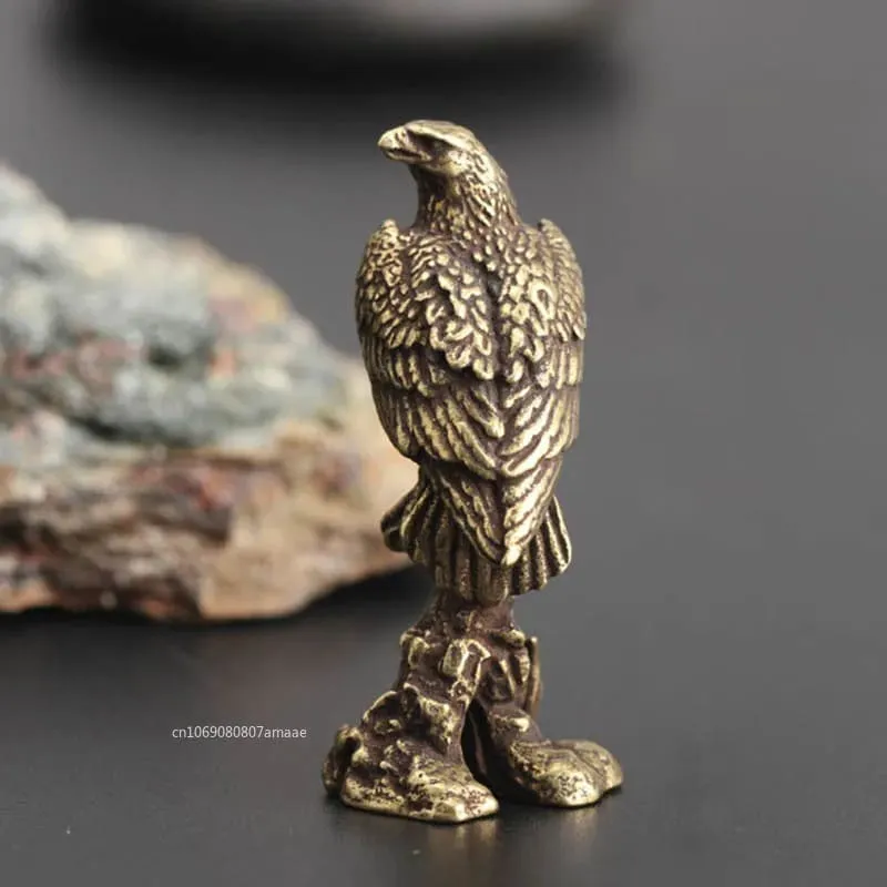 Artisan Copper Eagle Miniature Statue