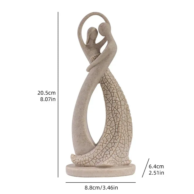 Classic European Lovers Sandstone Statue