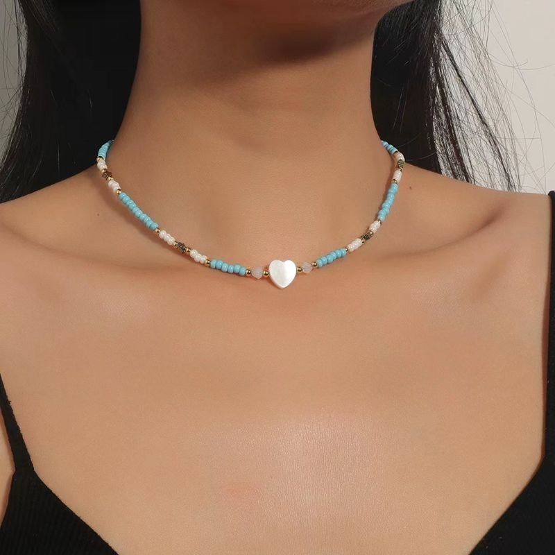 Handmade Shell Heart Necklace