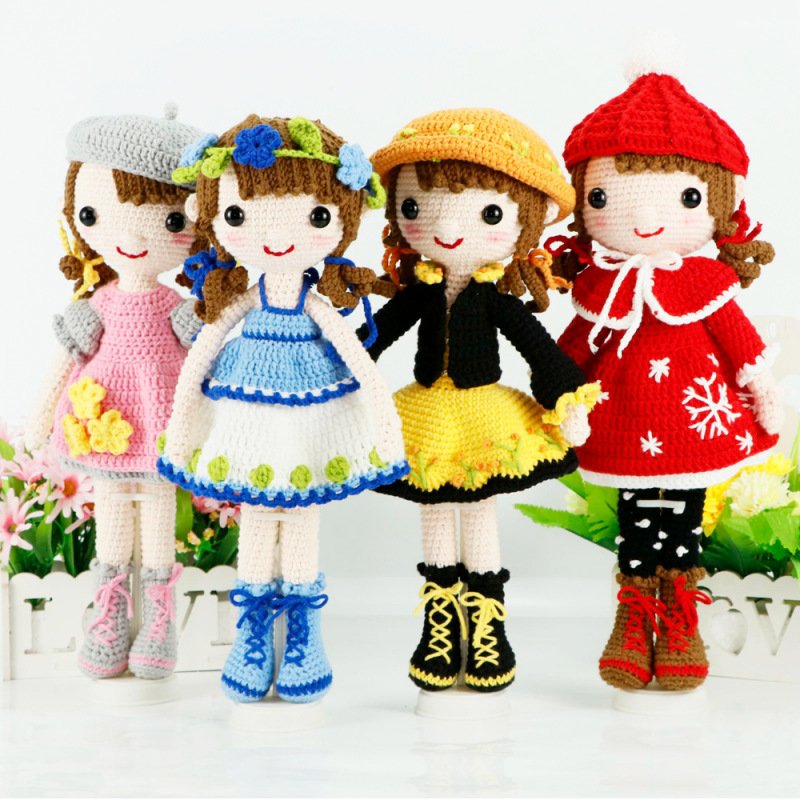 Handmade DIY Yarn Doll Kit