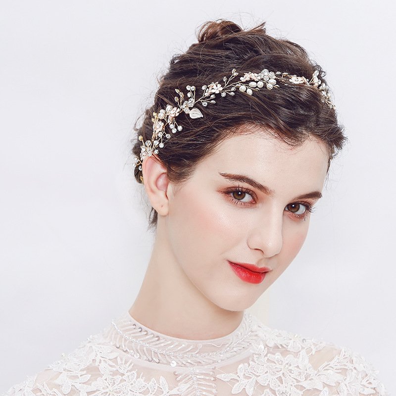 Pearl Flower Headband