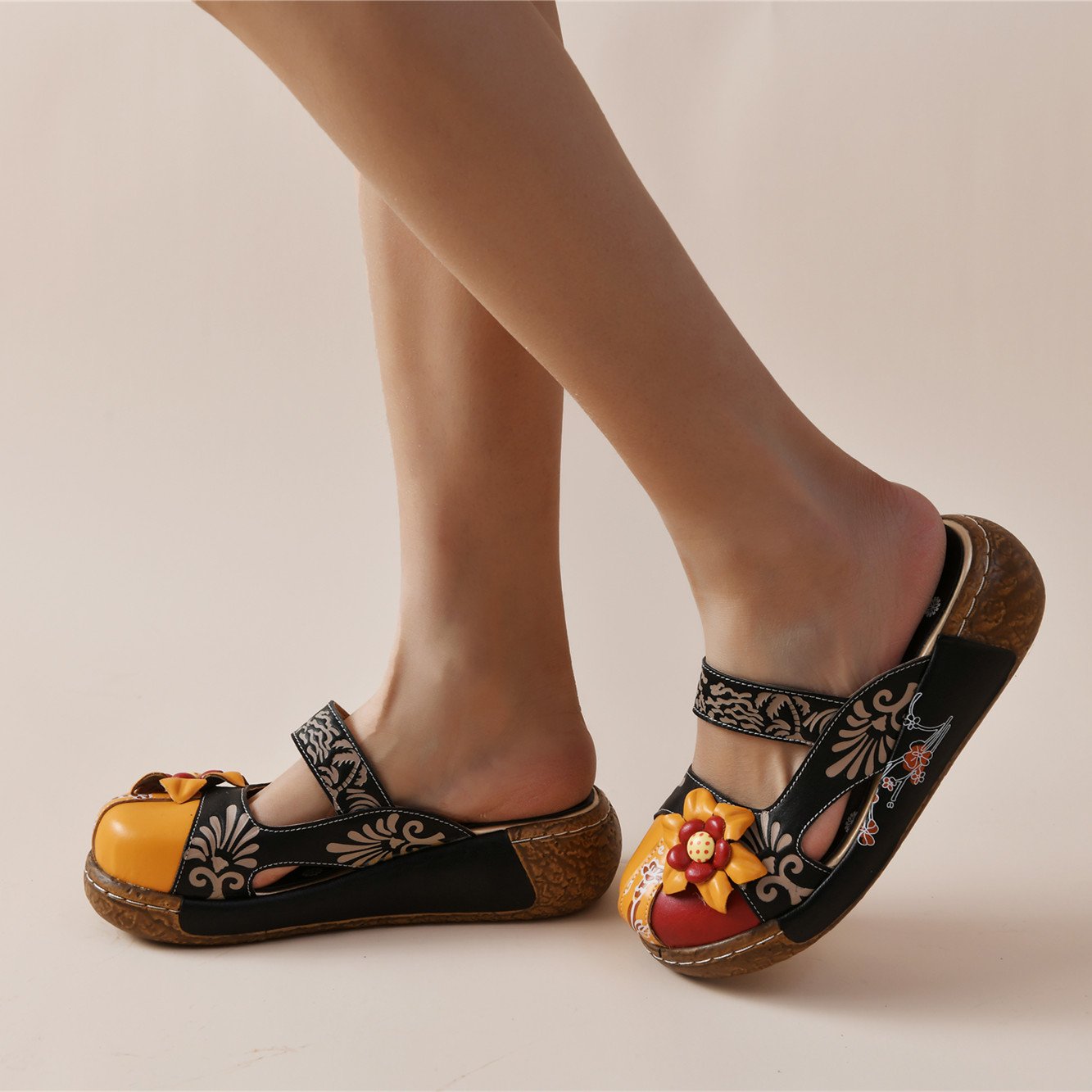 Handmade Closed-Toe Slippers