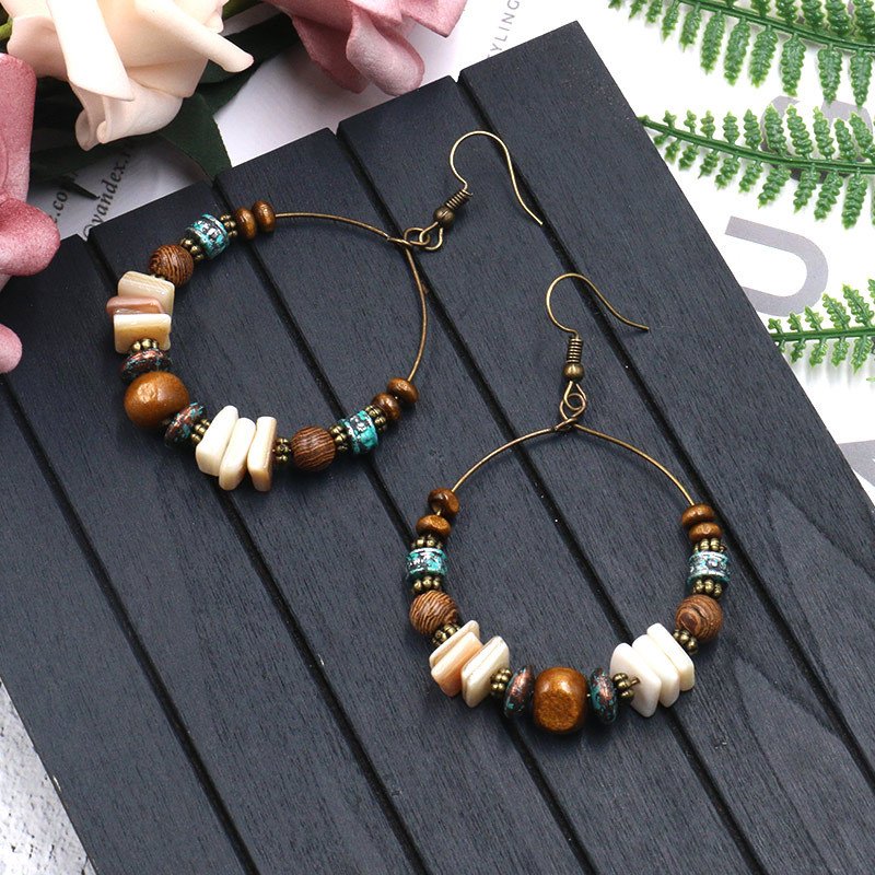 The Milestone Shell Bead Drops