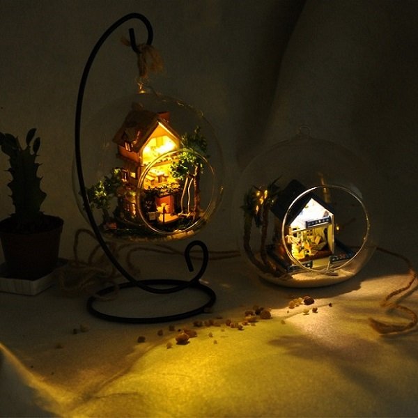 The Enchanted Forest Glass Terrarium