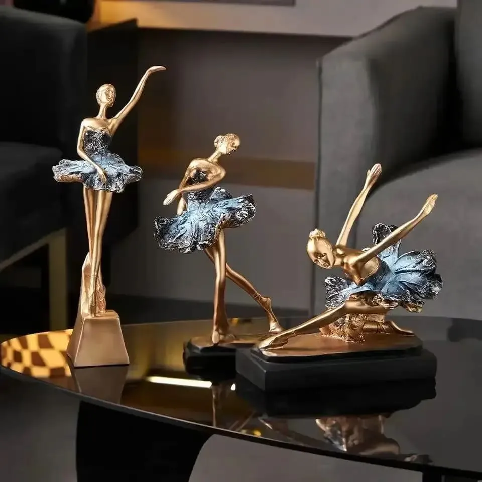 Abstract Ballet Girl Statue