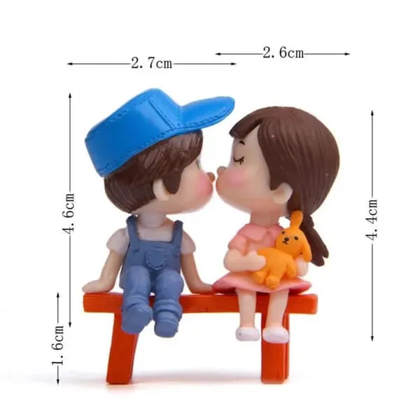 Handcrafted Garden Bench Statue