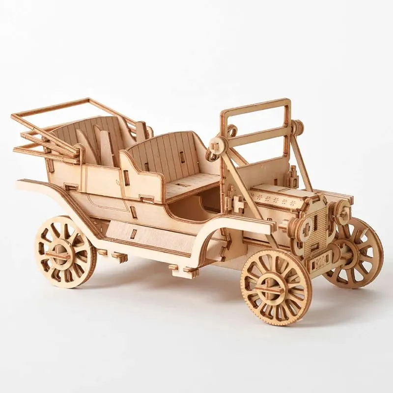 Laser-Cut Wooden Puzzle Kit