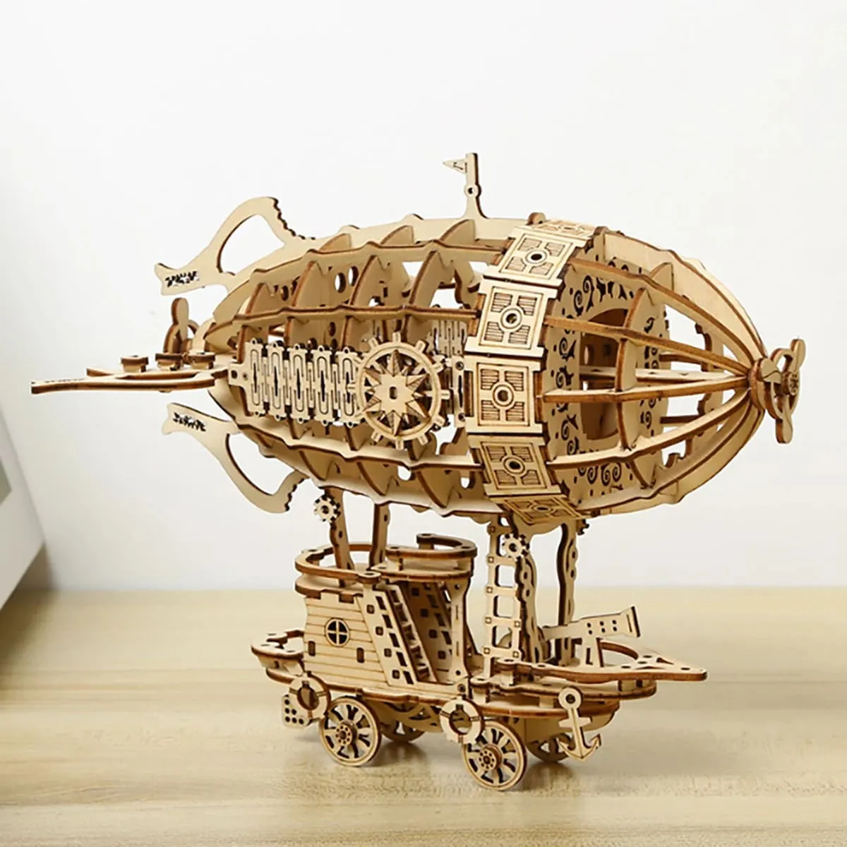 Vintage Airship 3D Wooden Puzzle