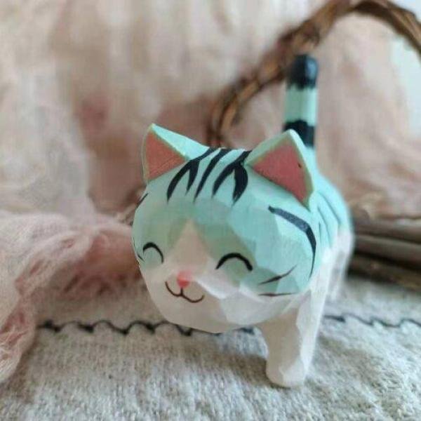 Cute Wood Cat