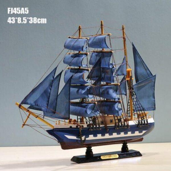 45cm Sailboat Model Wooden