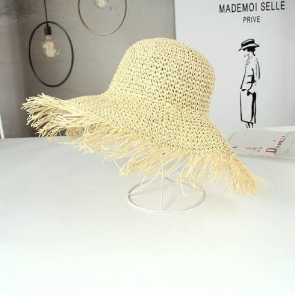 Straw Korean, Of Rough Edge, Large Wave Crochet Hat