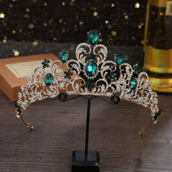 Handmade Studded crystal tiara