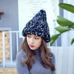 Crochet thick wool hat