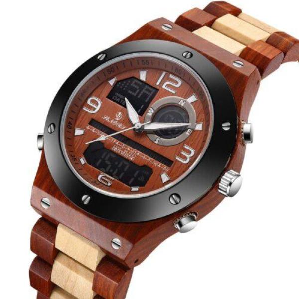 Montre en bois de luxe fabriquée à la main