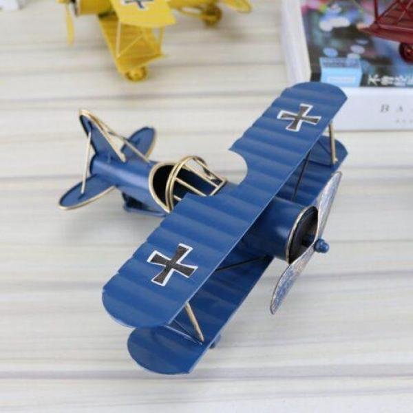 Handmade wrought iron airplane model