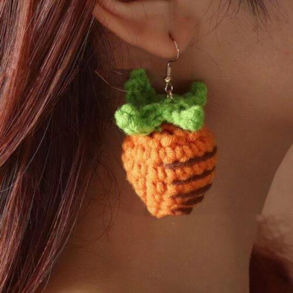 Knitted fruits Earrings