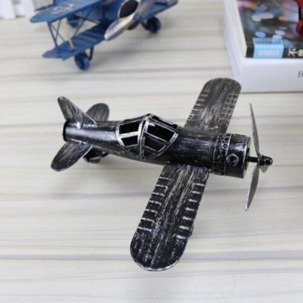 Handmade wrought iron airplane model