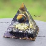 Handmade Pyramid From Crystal Gravel