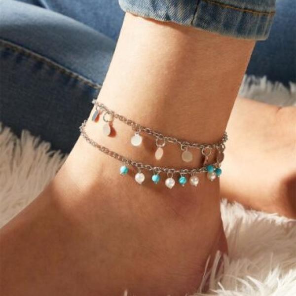 Handmade bead bracelet anklet